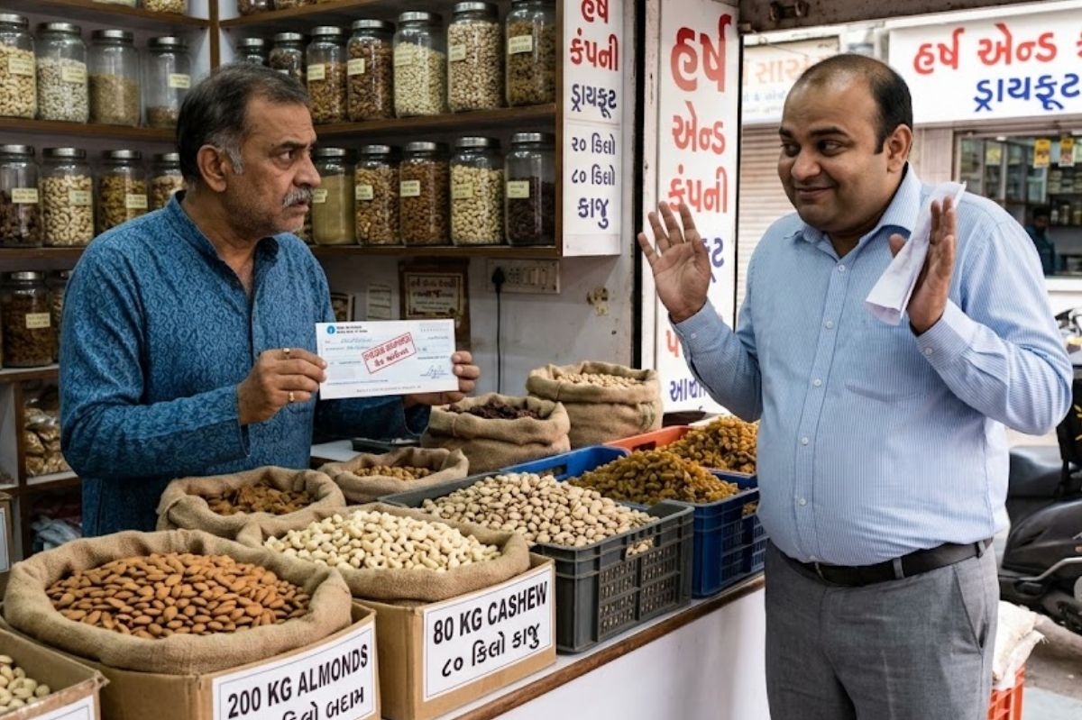 200 કિલો બદામ અને 80 કિલો કાજુનો ઓર્ડર આપી હસમુખ જૈને ચૂનો ચોપડ્યો, અમદાવાદમાં રૂ. 9.26 લાખનું 'ડ્રાયફ્રૂટ કૌભાંડ'